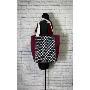 Handmade tote bag, one of a kind, sturdy yet fashionable